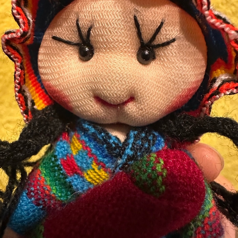 PERUVIAN CHOLITA DOLL- SMALL #handmade #dollcollectors #peru - Picture 6 of 6